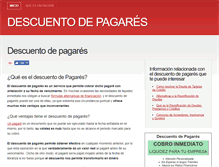 Tablet Screenshot of descuentosdepagares.org